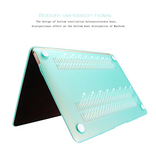 Elegantes und leichtes Cover Ultra Dünn Schutz Hülle Case Cover Schutzabdeckung Hardcase Notebook Hülle Hartschale Etui für Apple Macbook Pro 13.3 Zoll(Modellnummer:A1278/101/700) in grün (Passt nicht für Macbook Pro mit Retina Display) - 6