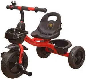 BABY TRICYCLE FOR KIDS WITH BASKET RED COLOUR KIDS TRICYCLE RECOMMENDED TRICYCLE FOR BABY GIRL OR TRICYCLE FOR BABY BOY OR TRICYCLE FOR TODDLER GIRL OR TRICYCLE FOR TODDLER BOY RECOMMENDED FOR TODDLER 1,2,3,4,5 YEAR CHILDREN TRICYCLE FOR KIDS