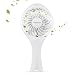 Produktbild HAMSWAN AG20 Mini USB Schreibtisch Tragbarer Fan Wiederaufladbarer Fisch Baby Handfächer (weiß)