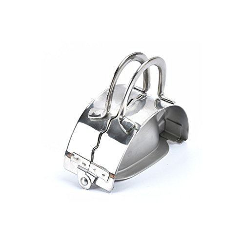 Dumpling Maker, phifo (2 Stück) Edelstahl Dumpling Maker und Teig Drücken, Dumpling Pie Ravioli Form Maker Gebäck Werkzeug für Kochen, klein + groß - 6