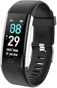 Melbon MD115 Smart Band, Activity Tracker Fitness Band, Sleep Monitor, Step Tracking, Heart Rate Sensor, Smartwatch for Men, Women, Kids (Black)