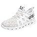 Produktbild REALIKE Herren Laufschuhe Sommer Low Top Ultraleichte Air Cushion Atmungsaktiv Sportschuhe Outdoor Turnschuhe Leichte Sneaker Trekking Fitness Gym Leichtes Bequem Schuhe