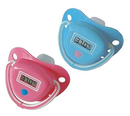 CHIC*MALL New Infant Baby Digital Dummy Pacifier Thermometer Soother Trendy Safe