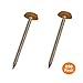 Produktbild 250 x 30mm Light Oak / Tan Poly Top Upvc Pins Nails Plastic Headed polytop by SmartHome