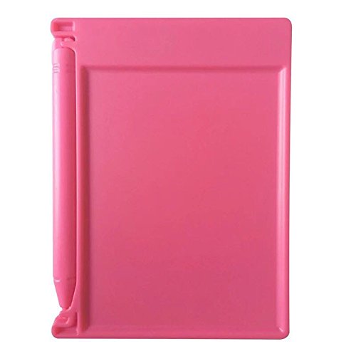 LCD Schreibplatte 4, 4 Zoll sunnymi Ultra-dünn Papierlos Familienbotschaft Klassennotizen, Entwürfe, Leicht, Einfach, Eine Nachricht, Büro zu Verlassen (Rosa, 280 * 185 * 10MM)