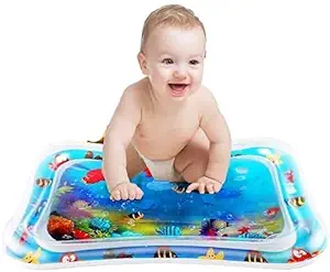 FIGMENT Baby Kids Water Play Mat Toys Inflatable Tummy Time Leakproof Water Play Mat, Fun Activity Play Center Indoor and Outdoor Water Play Mat for Baby(Regular)