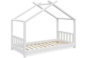 VitaliSpa Letto montessori bambini Design, Bianco, 80x160 cm
