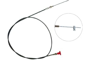 JOYOUSMALL Cable de regulación del acelerador, 1 unidad, cable de estrangulador de repuesto compatible con múltiples vehículos (2 metros)