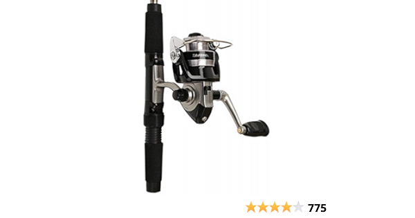 daiwa mini system minispin ultralight spinning reel and rod combo in hard carry case