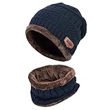 Excelente Gorras Con Bufanda para Niños y Niñas