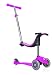 Produktbild Globber Kinder EVO in mit Licht bis Rädern Scooter, Kinder, Evo 4-in-1 with Light Up Wheels, rosa - deep pink