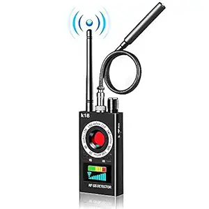 JMDHKK Adjustable Rf Signal Anti Spy Detector Hidden Camera Pinhole Laser GSM Device Car GPS Tracker Anti Eavesdropping Sensitivity Multi-Function RF Wireless Signal Finder Bug Detector