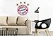 Produktbild Wandtattoo, Aufkleber - FC Bayern München Logo - 30x32 cm - Art. Nr. FCB10002 - Wall-Art