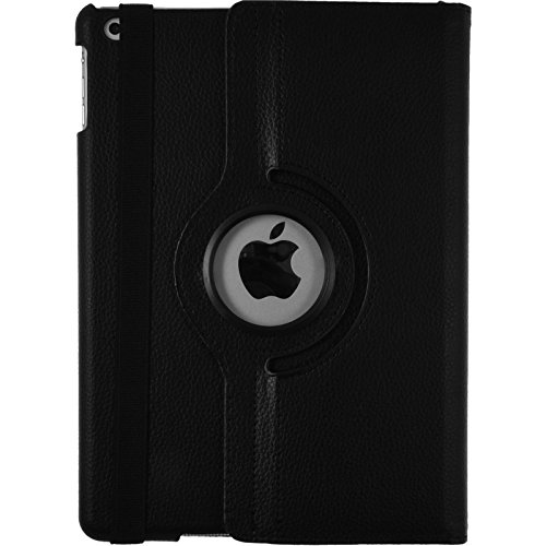 PhoneNatic Kunst-Lederhülle für Apple iPad Mini 4 360° schwarz Tasche iPad Mini 4 Hülle + 2 Schutzfolien - 8