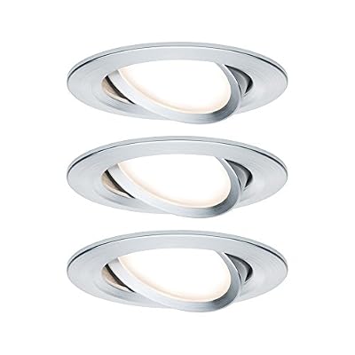 Paulmann Licht 93903 Plafonnier, 6.8 W, Aluminium Tourné, 8,4 x 84 x 5 cm
