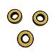 Price comparison product image Switchali 3PCS 608 Hybrid Ball Bearings For Tri-Spinner Hand Spinner EDC Fidget Toy (Yellow)