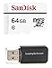 Price comparison product image SanDisk High Endurance Video Monitoring Card Bundle for Dashcam and Surveillance Video with Adapter SDSDQQ with (1) Everything but Stromboli (TM) Card Reader (64GB)