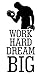 Produktbild Work Hard Dream Big – Boxen Muskeln Gewichte MMA Gesundheit Training Motivation Workout Gym Fitness Sport Herz Life Family Love House zusammen Zitate Wand Vinyl Aufkleber Aufkleber Art Decor DIY