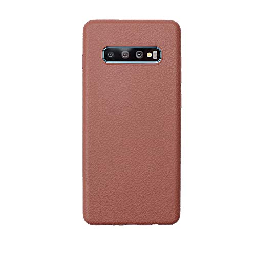 Preisvergleich Produktbild SOOCX Persönlichkeit Fallschutz Samsung S10 Hülle S10 + Leder Woven BV Leder S10plus Schutzhülle All-Inclusive-Silikon-Anzug Business Galaxy Herren und Damen Hochwertiger, atmungsaktiver Softcover