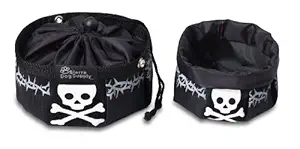 Doggles Dog Travel Bowl, Small, Black