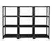 Produktbild Ondis24 3X günstiges stabiles Regal Lagerregal Steckregal Kunststoffregal 12 Zoll Schwerlastregal bis zu 125 kg! (60 x 30 x 138 (H) cm)