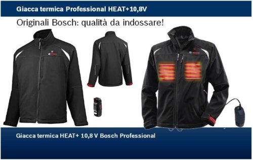 Bosch Work Jackets & Heat + Jacket 10.8 V Basic L + GSR 10.8