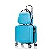 Produktbild Qzny Koffer, Unisex-Kosmetik-Etui Das Chassis einsteigen Mode Universal Rad Reise Trolley Damen Matt Make-Up Box Mutter Box (Farbe : F, Größe : 39 * 22 * 41cm)