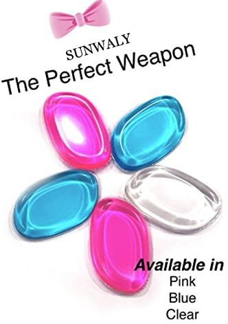Sunwaly Silicone Gel Applicator The Perfect Weapon Applicator Helps Protect Against Product Waste (3pcs clear)