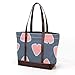Produktbild Hearts Fashion Canvas Handtasche Frauen Tot, Frauen s Leinwand Handtaschen, Multifunktionale Crossbody Handtaschen für Frauen Leinwand, Frauen s Leinwand-Handtaschen