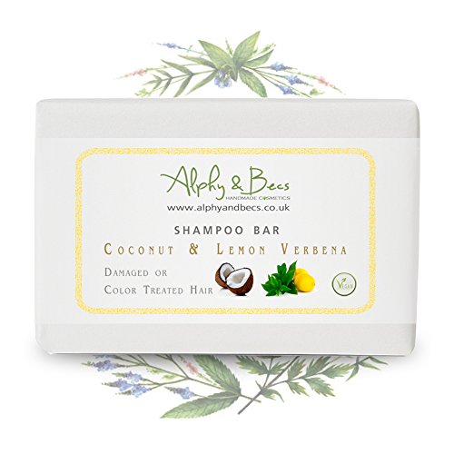 Conditioning Shampoo Bar COCONUT & LEMON VERBENA Shea Butter Jojoba Oil Vitamin E
