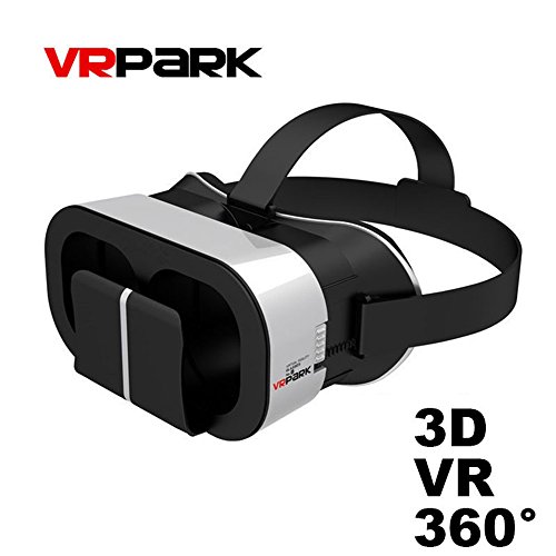 UrChoiceLtdÂ®2017 VRPARK V5 VR 3D Di RealtÃ  Virtuale Di Video Occhiali Casco Portatile Mobile TV + Bluetooth Per Telefoni Cellulari Smartphone 4.0-6.0 Pollici