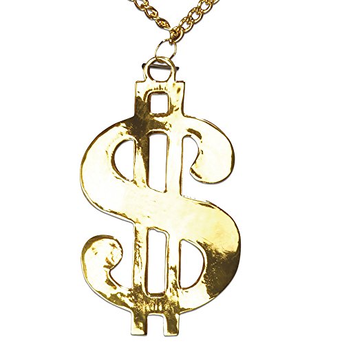 Widmanndollar Necklace Gold Fancy Dress Costume Jewellery For Outfits Bling  | Desertcart Belize