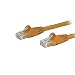 Produktbild StarTech.com Cat6 Ethernet-Kabel - Patchkabel - Snagless Cat5 Kabel - langes Netzwerkkabel - Ethernet-Kabel - Cat6 Kabel Orange 1 ft / 30cm