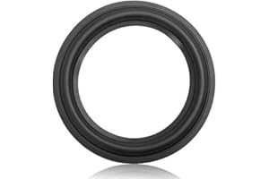 GOZAR Schwarz 6,1 Zoll Lautsprecher Surround Dekorativen Kreis Reparatur Schaum Für Bass Woofer Horn