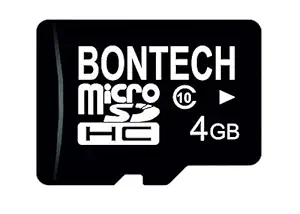 JPZ BONTECH WORLD'S FIRST CHOICE 4 GB Flash Micro SD Card(Black)