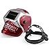 Produktbild Solar Pro Auto Darkening Schweißhelm Arc Tig Mig Maske mit rotem Schädelmuster
