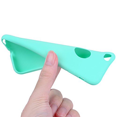 Funda iPhone 6 6s   E-Lush Suave Silicona TPU Carcasa iPhone 6s Bumper Ultra Delgado Flexible Gel Parachoques Goma Mate Opaco Case Cover Amortigua Golpes Protectiva Caso para iPhone 6 6s  4 7 Pulgadas  Smartphone Anti-Rasgu  o y Resistente Tapa - Azul