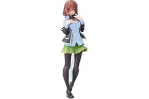 Lzrong The Quintessential Quintuplets Figure PVC Anime Figura Estatua Nakano Miku Uniformes Muñeca Juguetes Adornos Regalos para fans del anime 20 cm