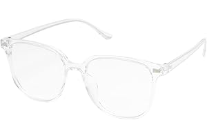 Sangcca Occhiali Anti Luce Blu Uomo e Donna, Occhiali Trasparenti, Occhiali Luce Blu Blocco UV Anti-Affaticamento, Occhiali per Computer Filtro Anti Luce Blu con Lenti Antiriflesso