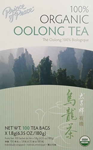 Prince of Peace Organic Oolong Tea - 100 Tea Bags (Pack of 3)