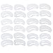 Manchester Case 6 Sets of Eyebrow Stencils Eye Brow Grooming Shaping Kit Makeup Beauty Tool---24 Styles
