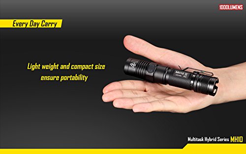 Nitecore Multitask Hybrid MH10 XM-L U2 bis 1000 Lumen aufladbar - 8