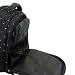 Damero Travel Nappy Changing Backpack with Changing Pad (Black with Dots)