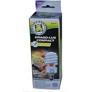 Drago Lux Compact Basic 23w 3.0 (UVB 100) - mit UVB / UVA Anteil Energiesparende Compact Vollspektrumlampe