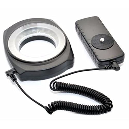 JJC LED-48LR LED Makro-Ringlichte - 48 leistungsstarke LEDs - wahlweise gesamter Ring oder je ein halber Ring anschaltbar JJC LED-48LR LED Makro-Ringlichte - 48 leistungsstarke LEDs - wahlweise gesamter Ring oder je ein halber Ring anschaltbar