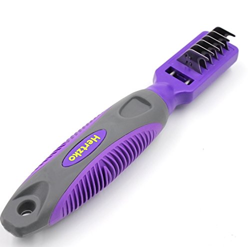 Mat-Remover-by-Hertzko--Designed-with-Sharp-Small-Trappers--Traps-and-Removes-Mats-Knots-Tangles-or-Dead-Hair-Suitable-for-Dogs-and-Cats
