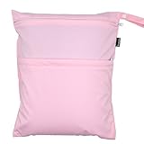 Damero Windeltasche mit wiederverwendbarem Stoff Wasserdicht Wetbag Feuchttücher Organiser Beutel