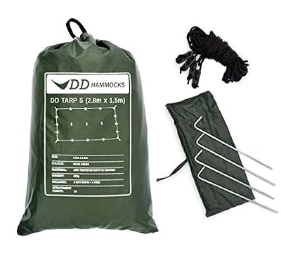 DD Tarp S- Bâche compacte et ultralégère Options Multiples- Vert