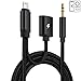 Price comparison product image HUIRID 3.5mm Lightning iPhone X Car Aux Audio Cable with iPhone Charging Cable-Compatible with iPhone X, iPhone 7/7 Plus, iPhone 8/8 Plus, iPhone 6/6 Plus/6s (Black)