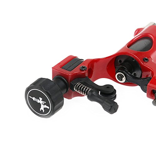 Foxnovo Professionelle Dragonfly Rotary Motor Tattoo Maschinengewehr Liner Shader (rot) - 3